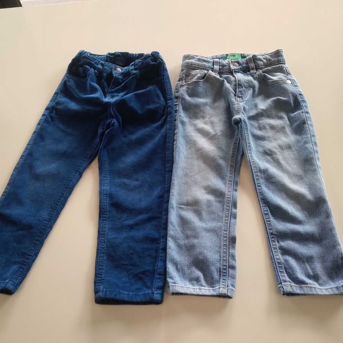 Conjunto Calças Bombazina Mayoral + Calcas de Ganga Benetton - 24M/36M