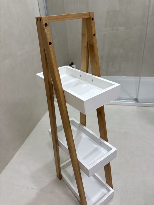 Parteleira de arrumacao com 3 pisos