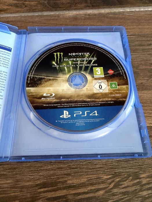 PlayStation Ps 4 Ps 5 Monster Energy SuperCross  Official VideoGame