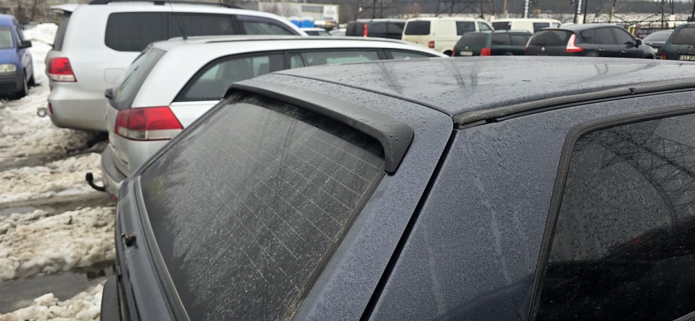 Спойлер  Volkswagen Golf 2. Козырёк на ляду Фольцваген Гольф 2