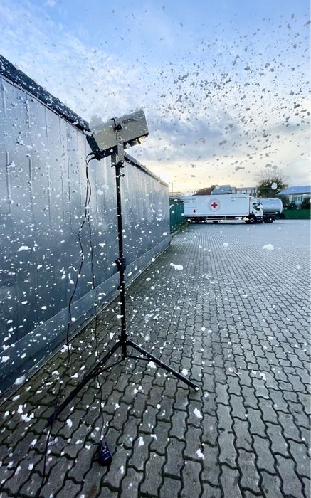Генератор снігу у Львові, снігмашина, штучний сніг, снігова машина
