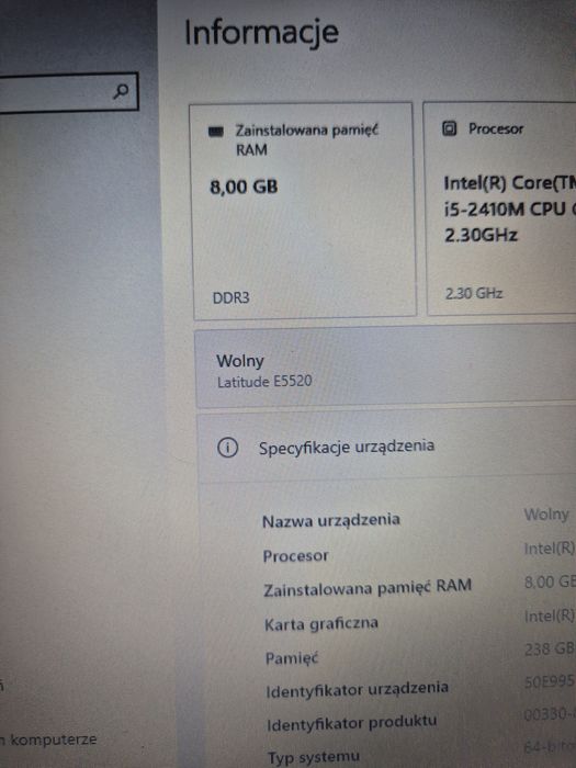 Dell Latitude E5520