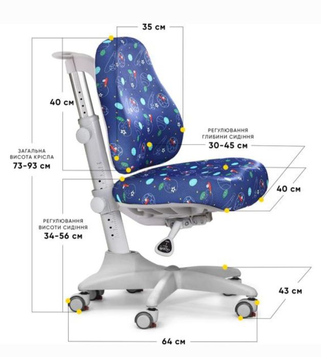 Дитяче крісло Mealux Match grey base Green (Y-528 KZ)