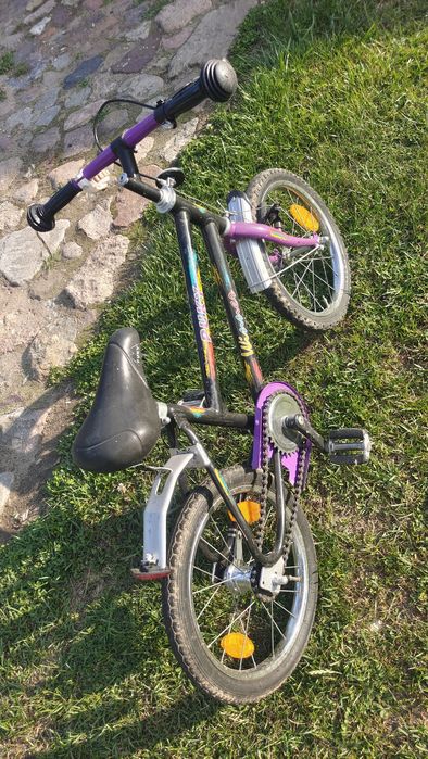 Rower dziecięcy różowy