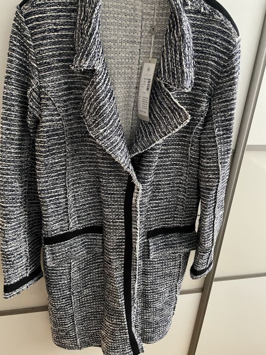 Płaszcz  włoski monnari italy L szary przepiękny