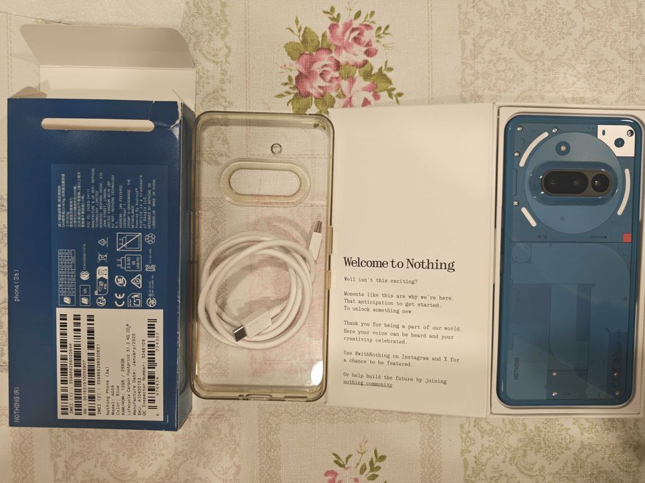 NothingPhone 3(a) BLUE 12GB RAM e 256GB