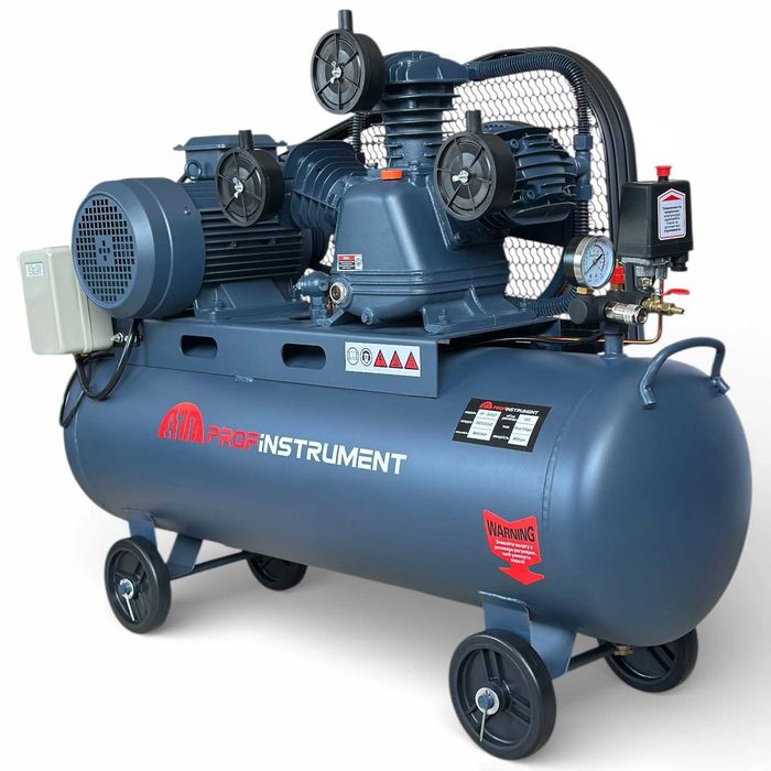 Компресор ремінний трьохциліндровий DF-3065T (3.0 кВт,550л/хв,100л)