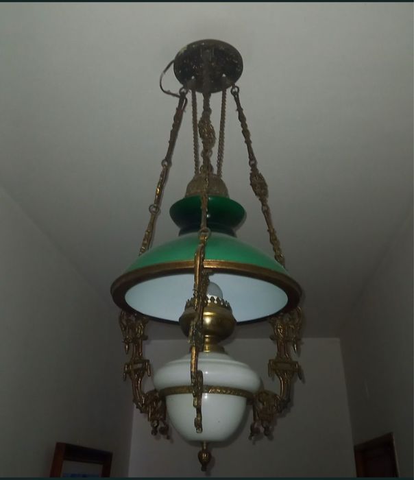 Candeeiro bronze /latão Vintage