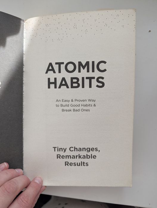 Atomic habits, James Clear