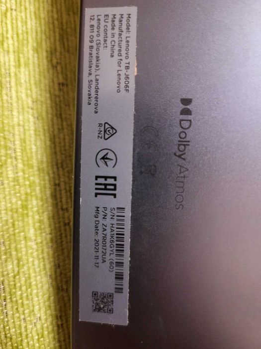 Планшет Lenovo TB-J606F