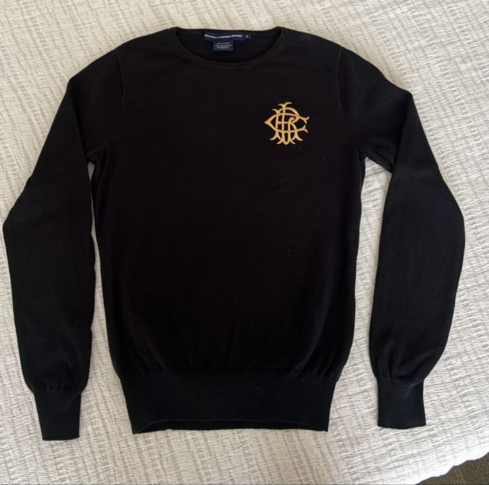 Sweter cienki , czarny Ralph Lauren Sport