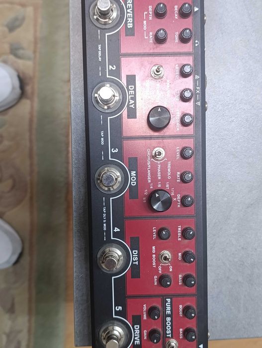 mooer red truck pedal