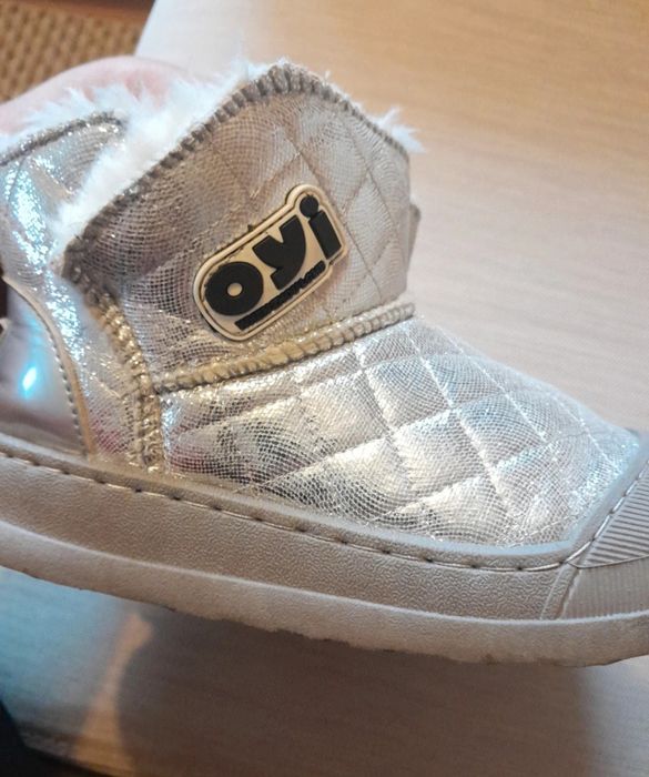 Ocieplane botki dziewczęce