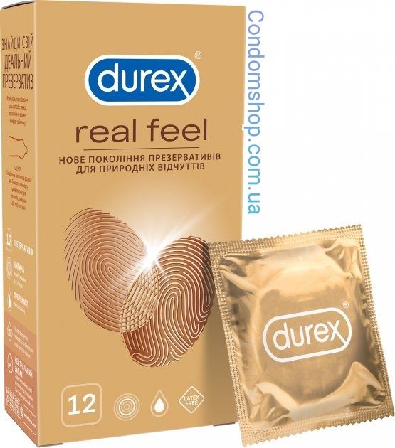 Презервативы  Durex #12шт Intense/invisible/real feel/dual extase.