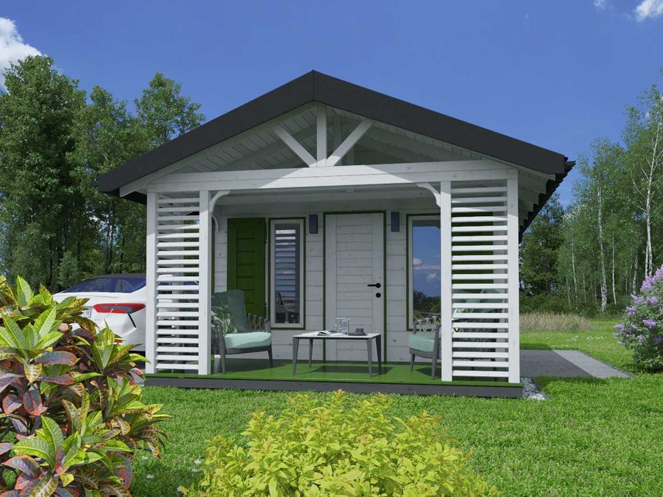 Montaż Domek na ROD altana 4x6 domek 6x4 altana 3x6 domek 6x3 MDN5DDP