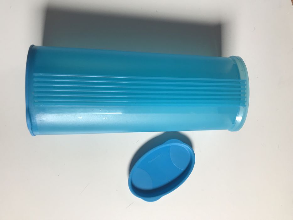 Компактус для спагетти, контейнер синій tupperware