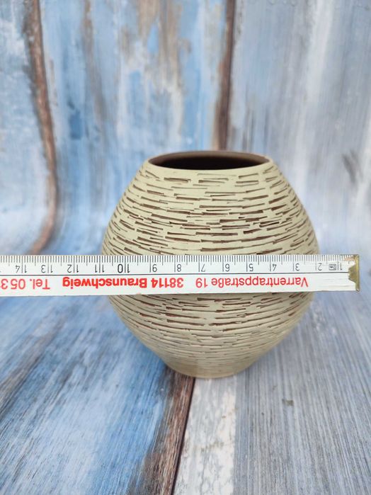 Ceramiczny wazon - Numerowany - lata 60 / 70 -