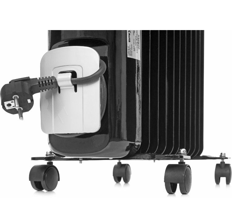 В наявності Масляний обігрівач Радіатор Батарея чорна HIERRO 2500w