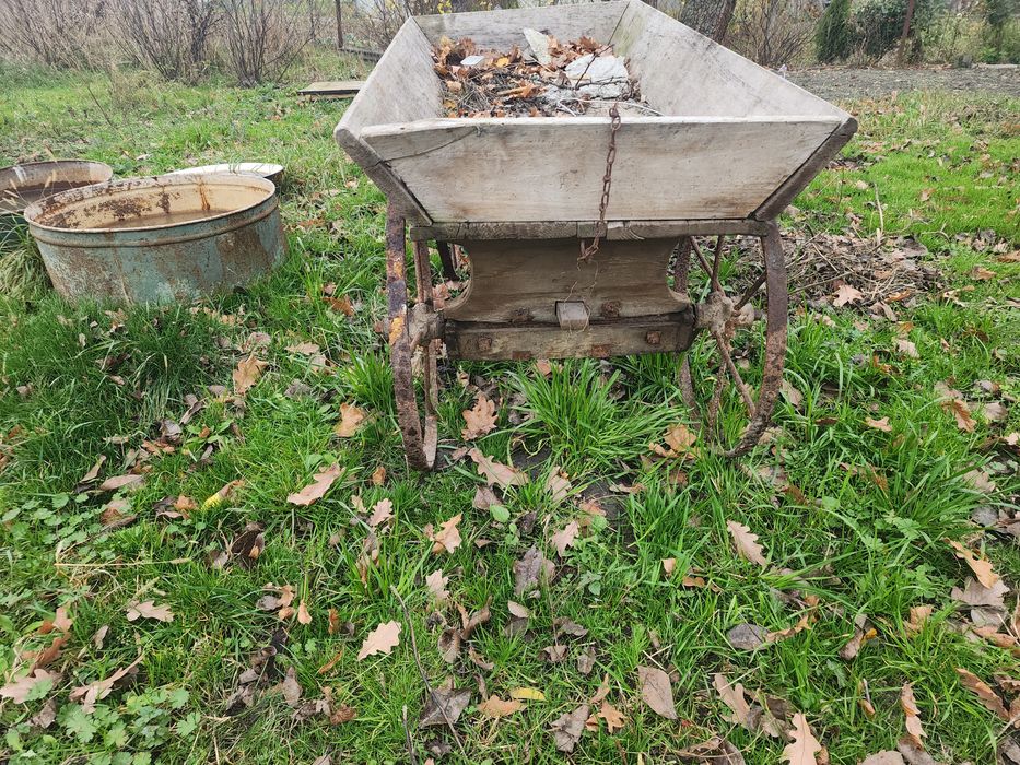 Старовинний дерев'яний возик