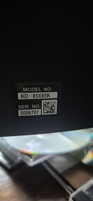 Telewizor Sony KD-85X85K uszkodzona matryca