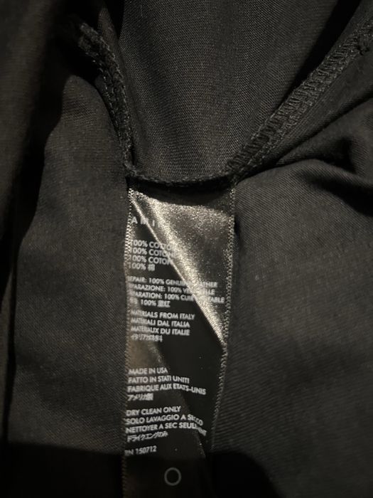 Amiri czarny T-shirt z dużą gwiazdą – rozmiar S