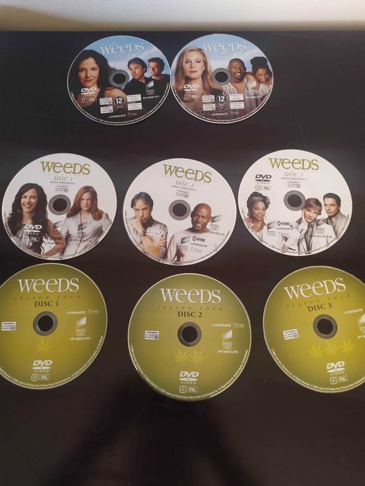 Weeds  série 1ª, 2ª e 4ª temporadas