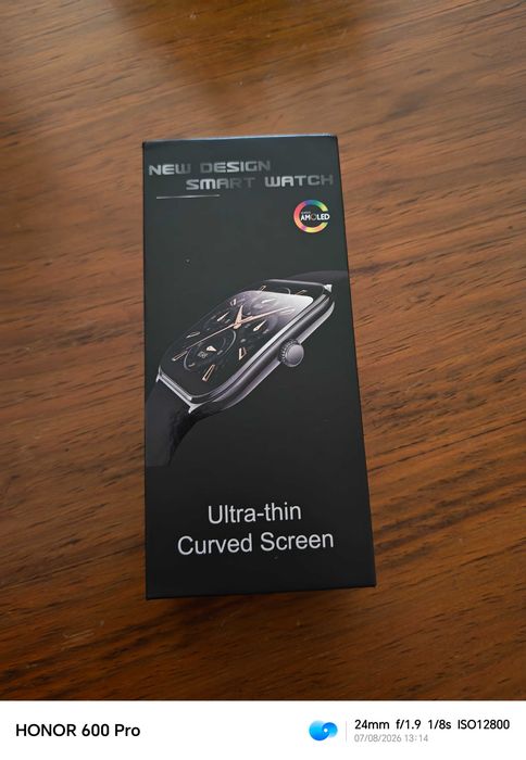 Smartwatch MT 61 Preto AMOLED Ultrafino