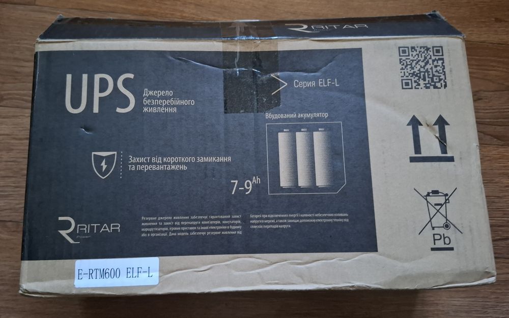 ДБЖ UPS Ritar E-rtm600 ELF-L