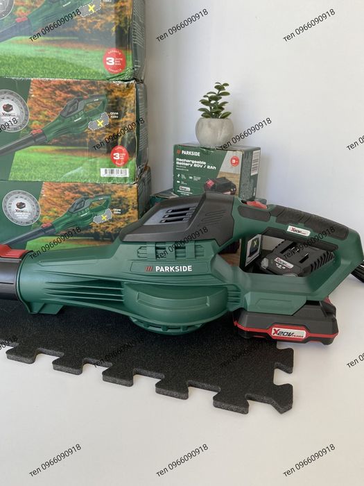 НІМЕЧЧИНА Повітродувка акумуляторна, дуйка для листя, снігу Parkside