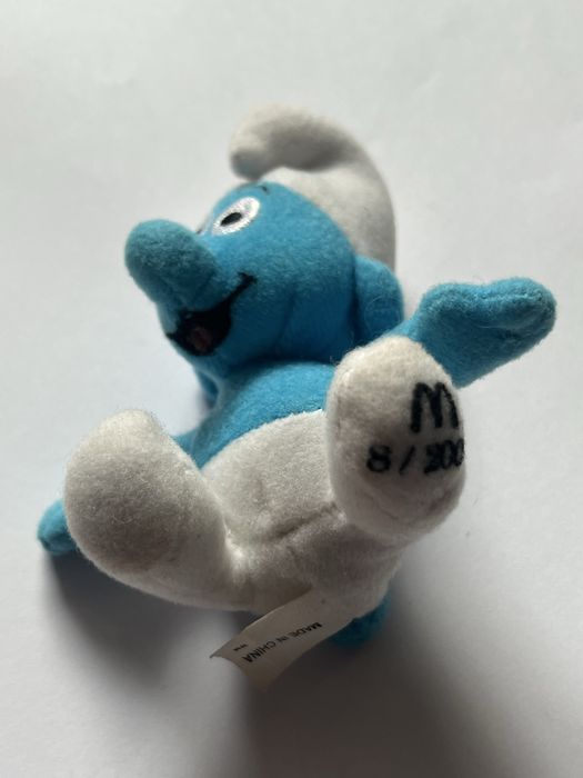 mały smerf Smerfuś maskotka McDonald’s 2000 r 9 cm