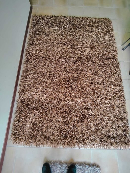 Tapete Rubilar Shaggy 160x230cm em excelente estado
