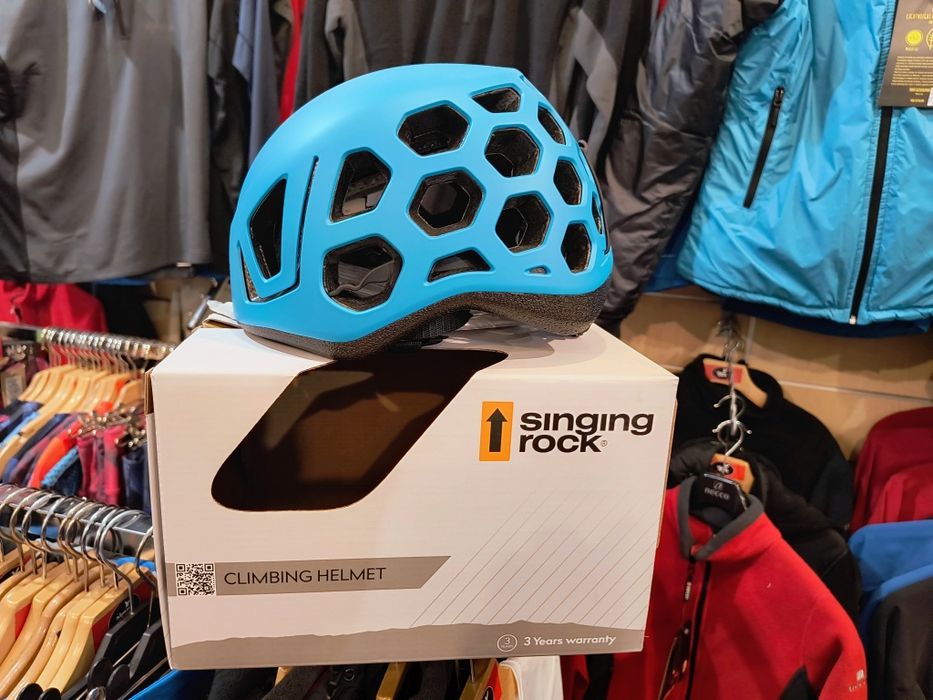 Kask wspinaczkowy HEX Singing Rock rozm.M 52-58 Garish blue