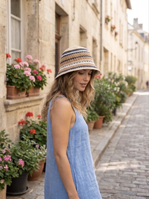 Kapelusz damski bucket hat
