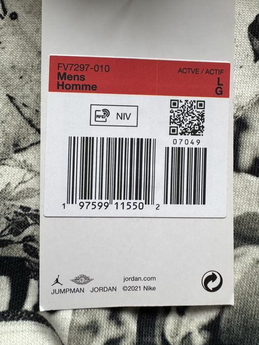 Худі чоловіче Air Jordan Brooklyn Fleece Grey L