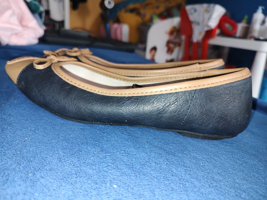 Czarne baleriny rozmiar 39 Tom&Rose