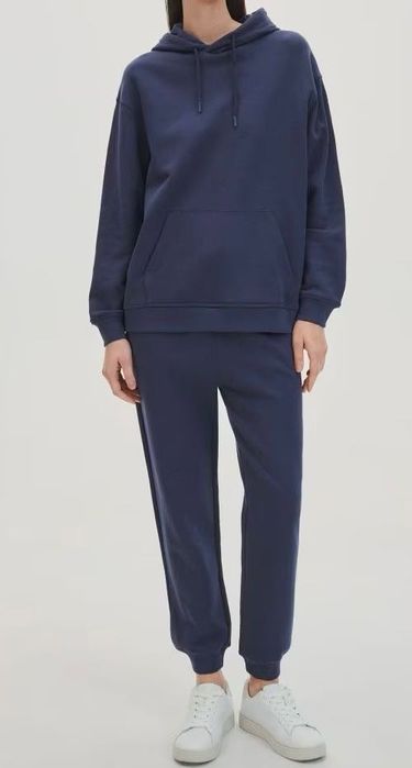 Reserved premium bluza spodnie dresowe dres 100% S XS bawełna nowy