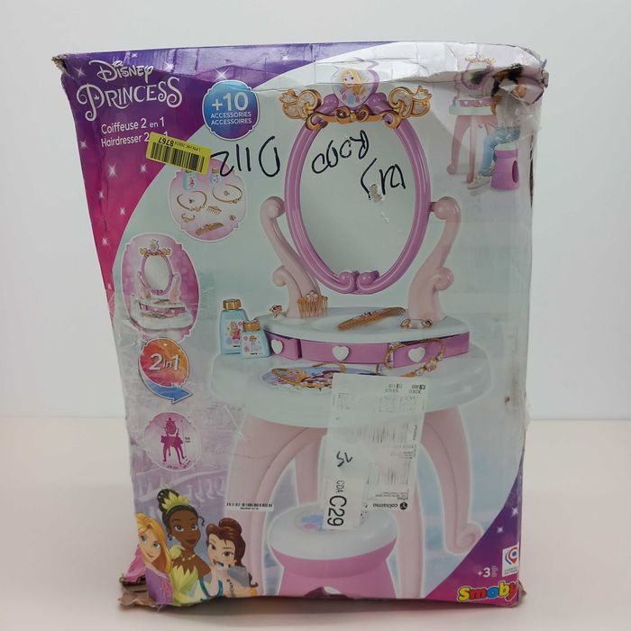 Smoby Disney Princess Toaletka 2w1 + 10 akcesoriów 320250