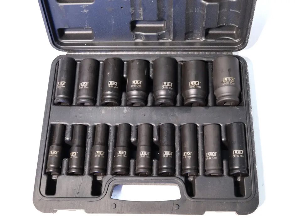 Набор ударных удлиненных головок LEX LXIS16E | 1/2 | 10-32 мм