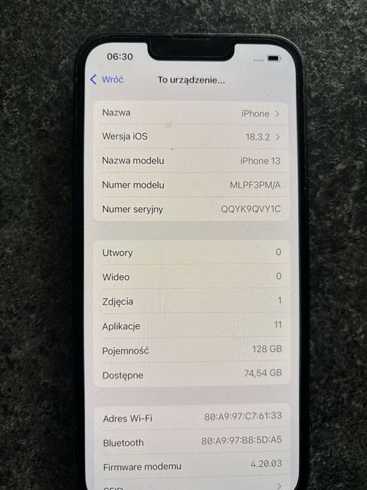 iPhone 13 128 GB