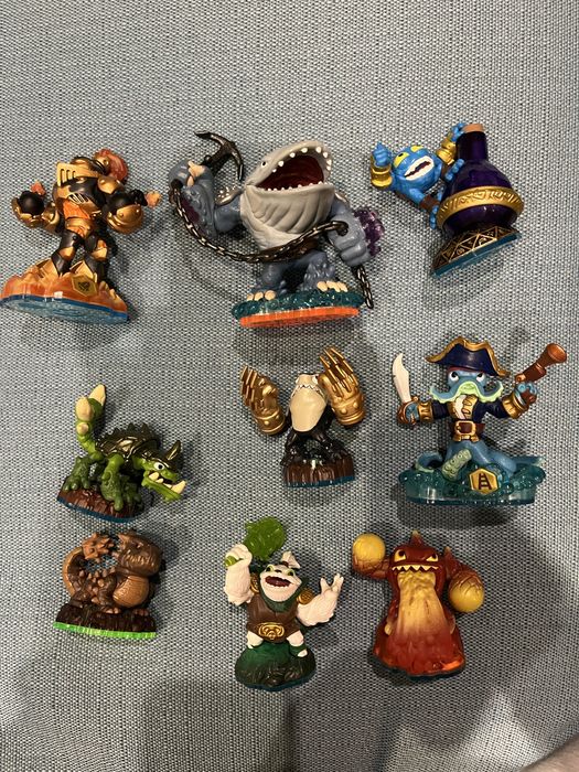 9 figuras jogo skylanders