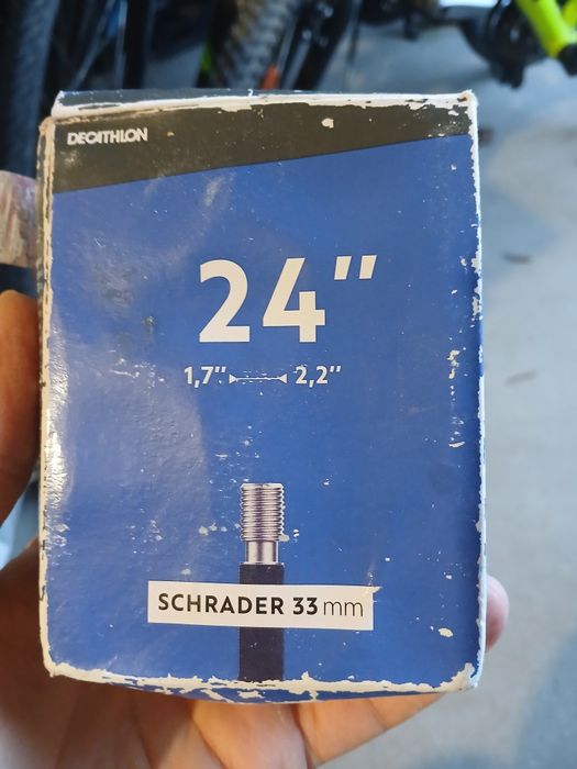 Nowa Dętka Decathlon 24 cale do opon 1.7 2.2