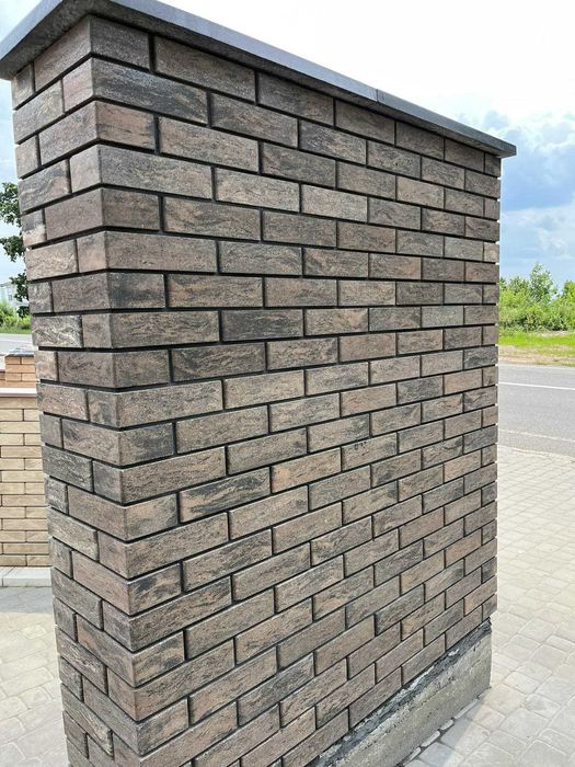 Облицювальна цегла, кирпич облицовочный для забора. Цегла для паркану