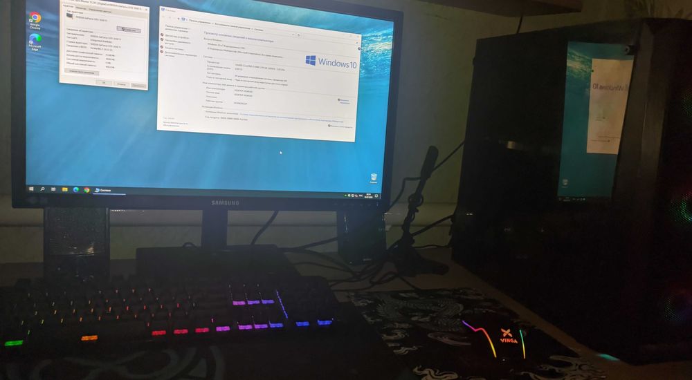 Готовий ПК i5-4460 / GTX 1050 Ti 4GB + Монітор 24" Samsung + Комплект