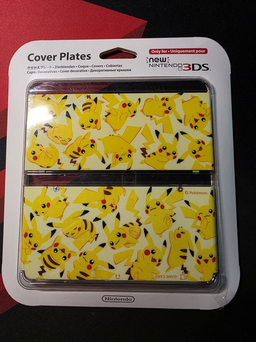 3DS Pikachu Cover Plates