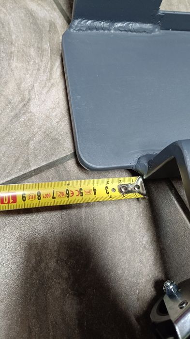 Wózek motocyklowy, platforma pod stopkę centralną