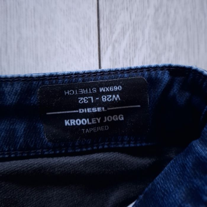 Diesel Krooley Jogging szorty jeansowe W28 L32 tapered JoggJeans granatowe denim