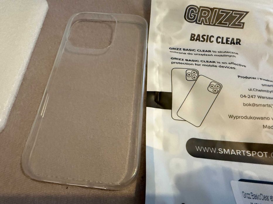 iPhone 16 PRO etui basic plecki silikonowe miękkie przezroczyste nowe