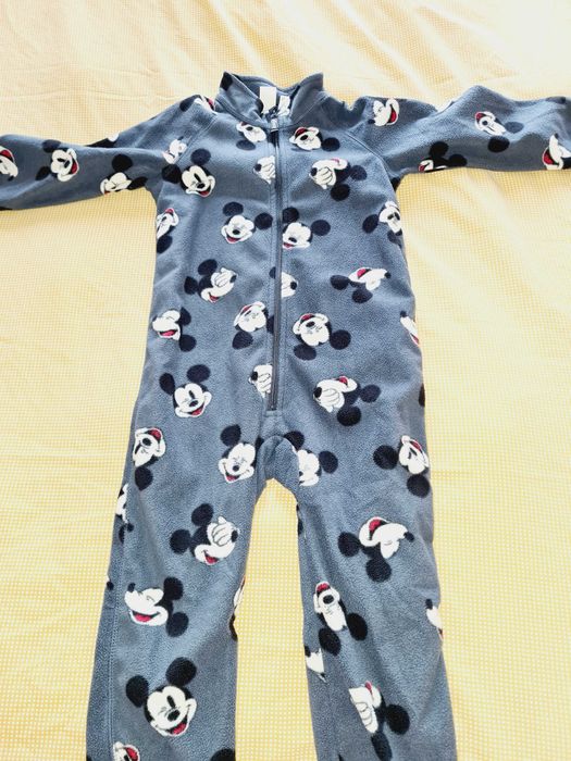 Macacão Mickey tom cinza