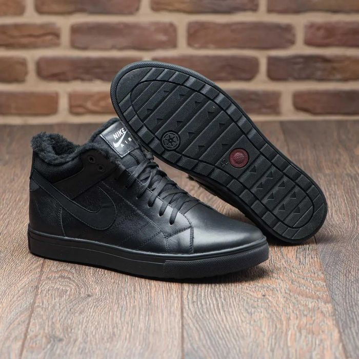 Великаны баталы NIKE мужские зимние кроссовки на меху большие размеры