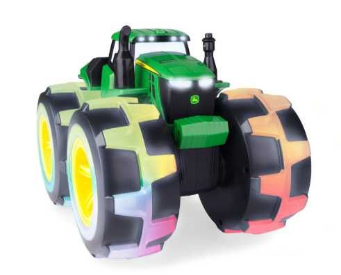 Tomy Traktor John Deere świecące opony Monster treads